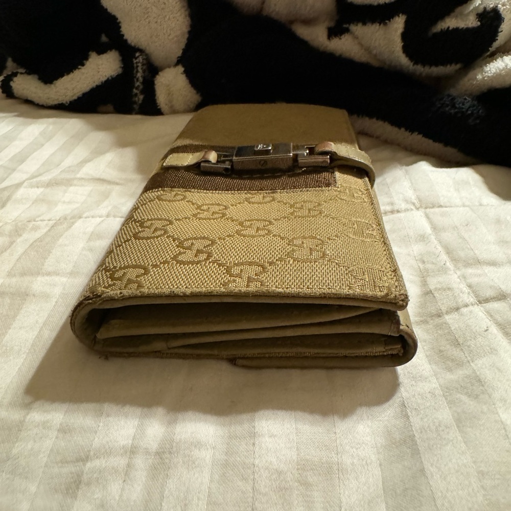Gucci Jackie Beige Long Wallet Pre Loved See Pictures - Picture 3 of 16